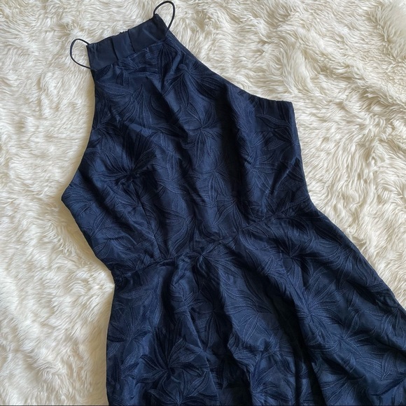 Keepsake the Label Dress Embroidered Organza Jacquard Navy M - Picture 2 of 13
